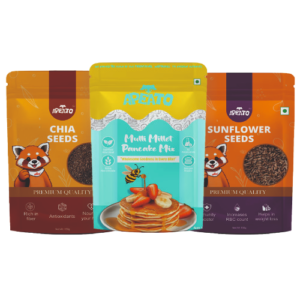 Apeato Healthy Start Combo – Pancake Mix, Chia Seeds & Sunflower Seeds